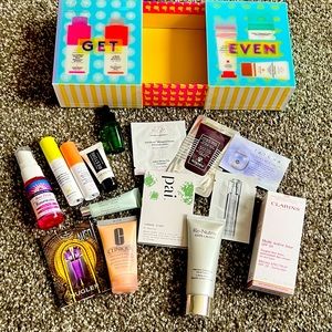 Drunk Elephant Box with skincare samples/travel sizes